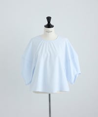 Oversized Lantern Sleeve Blouse【Sax】