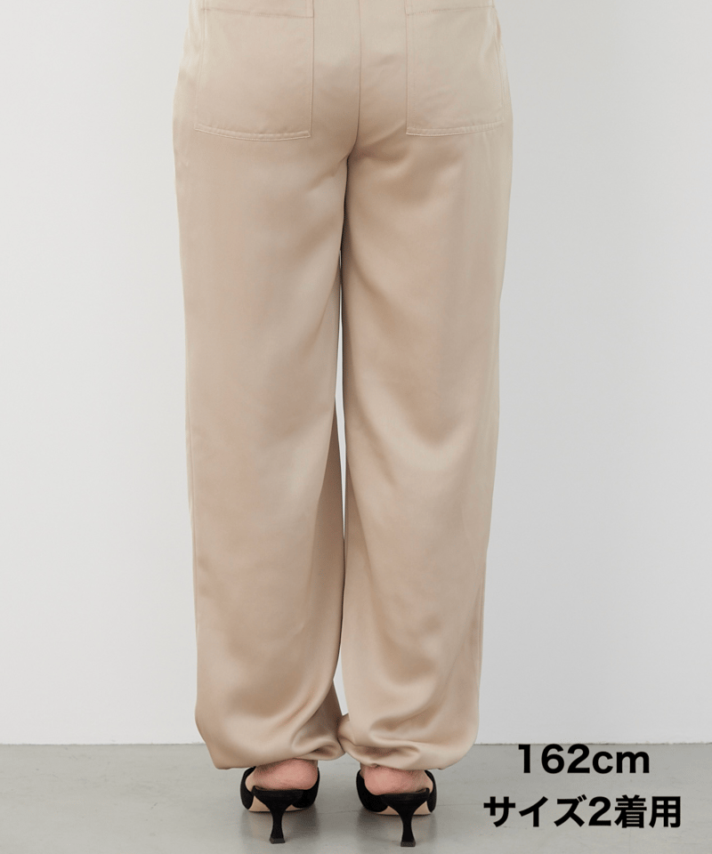 Satin Jogger Pants 【Black/ Size1】 | CLORE+ Satin Jogger Pants 【Black/ Size1】 | CLORE+