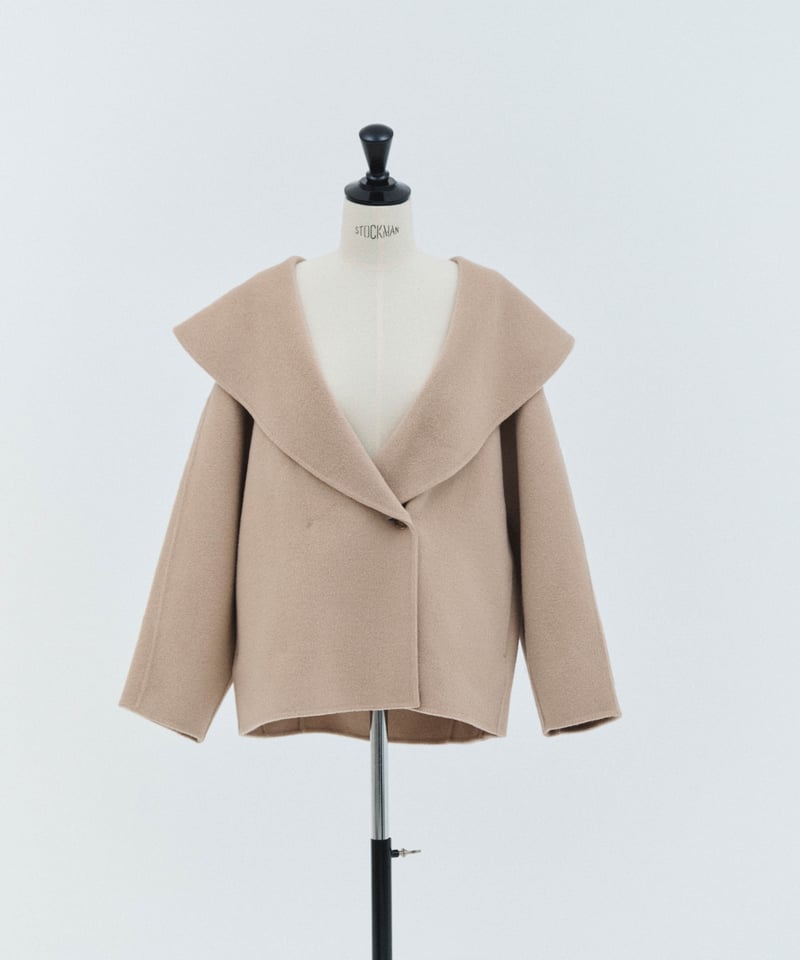 Big collar coat（Beige） | CLORE+