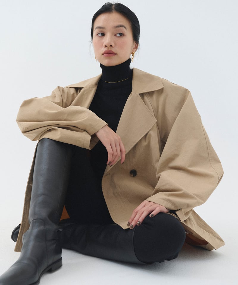 【Clore】Cross over Trench /クロスオーバートレンチ 再販】Cross over Trench | CLORE+