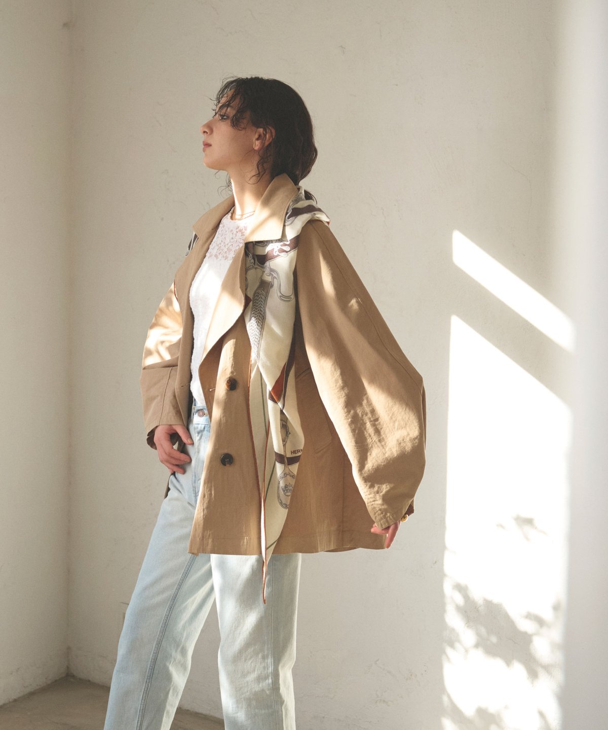 再販】Cross over Trench | CLORE+
