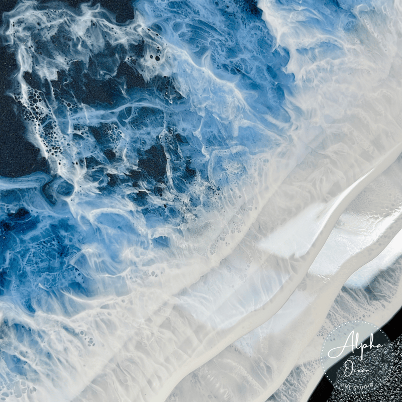 受注制作品】【ブラックオーシャン】木製パネル A4〜A1、ワイドパネル