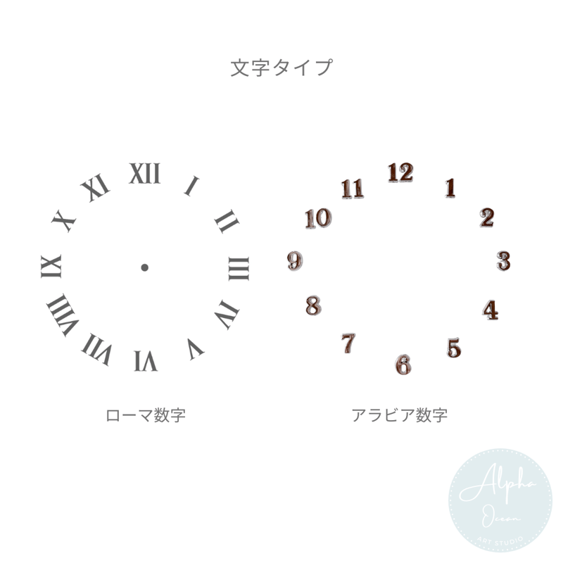 受注制作品】オーシャンクロック 直径25cm 壁掛け時計 海レジンアート