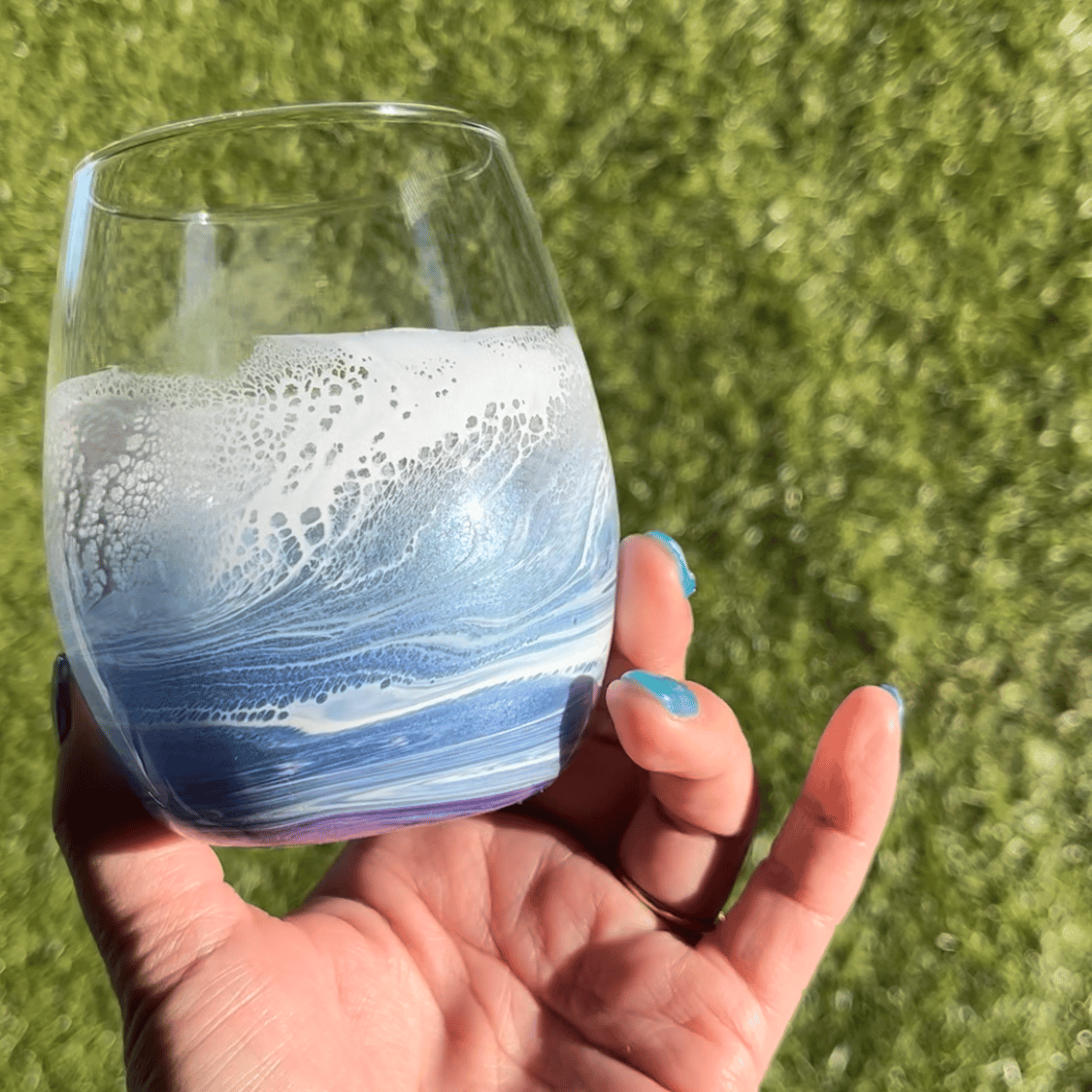 海レジンアート【オーシャングラス】330ml / 1個 | Alpha Ocean Art S