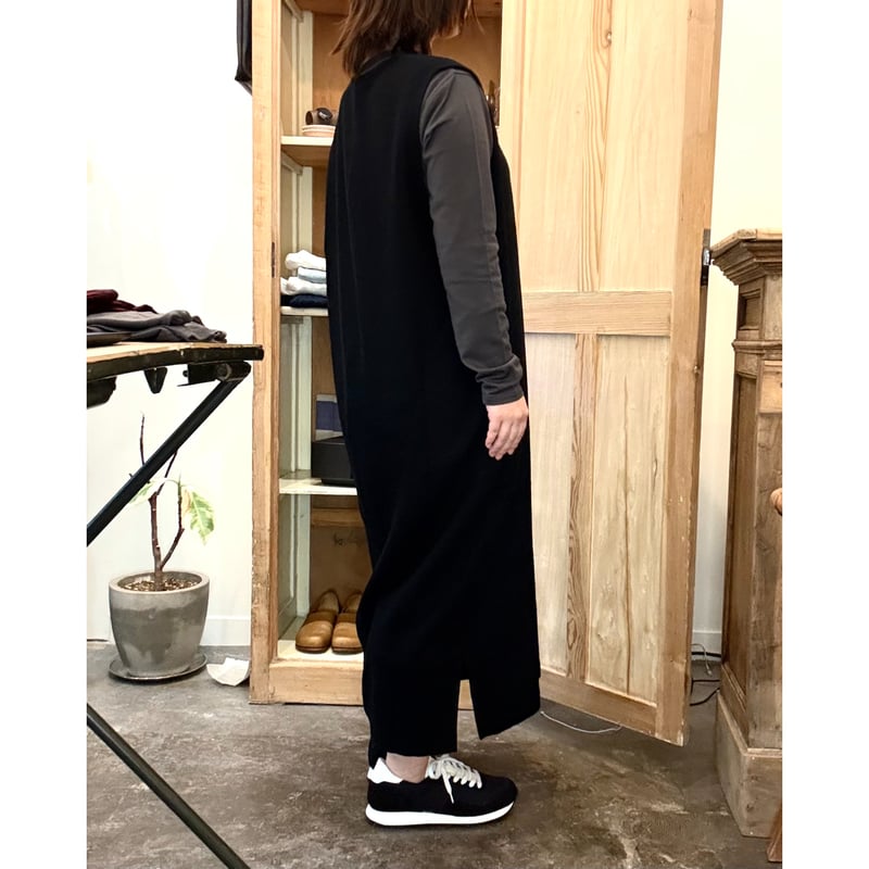 予約販売】UT243CT016 ウール圧縮 ジャンパードレス | GALERIE TISSU 