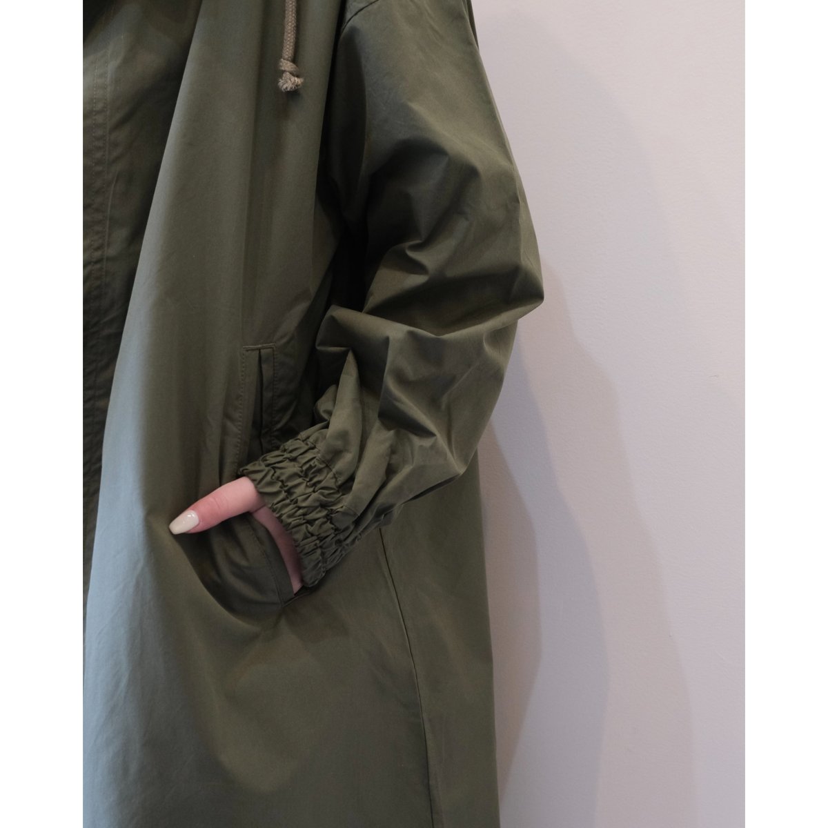 TS240SH080 コットンナイロンタイプライター モッズコート【Size 1