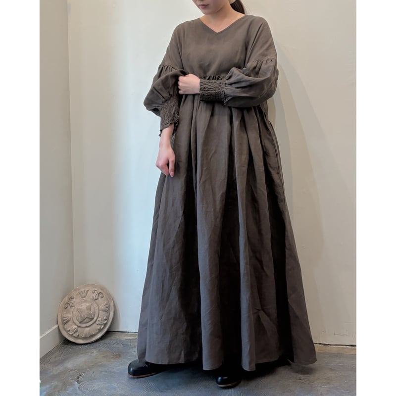 美品　ユニバーサルティシュ　トリプルワッシャーリネン Vネック　ワンピース　Ｆ 楽天市場】UNIVERSAL TISSU ユニバーサルティシュ トリプル