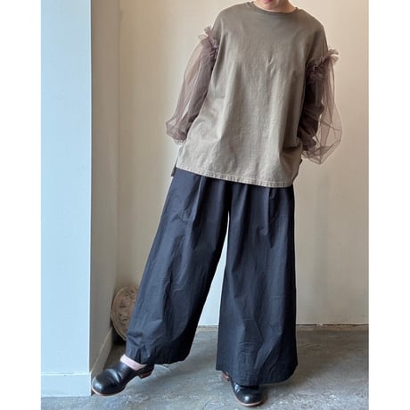 UT243PT008　ナチュラルタイプライター ハカマキュロットパンツ