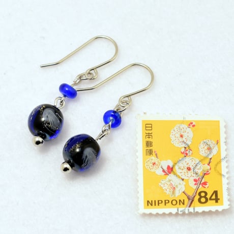 くらげ玉ピアス（P-698）