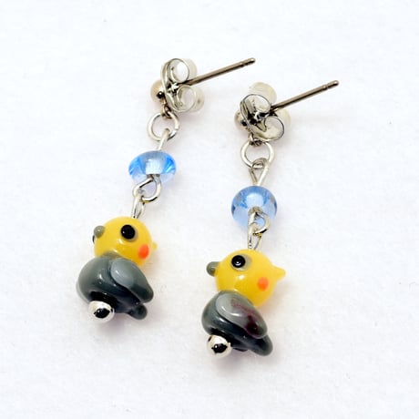 オカメインコ玉ピアス（p-713）