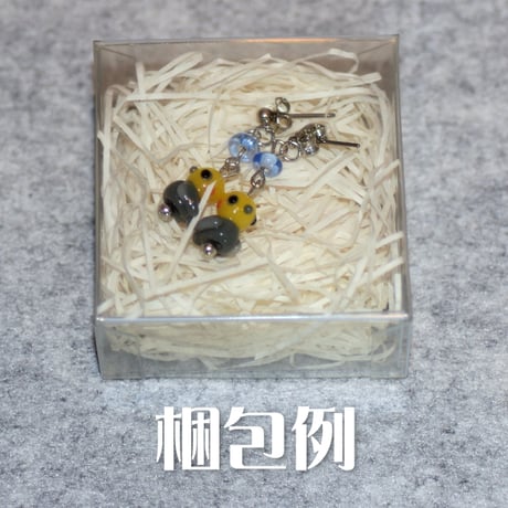 オカメインコ玉ピアス（p-713）
