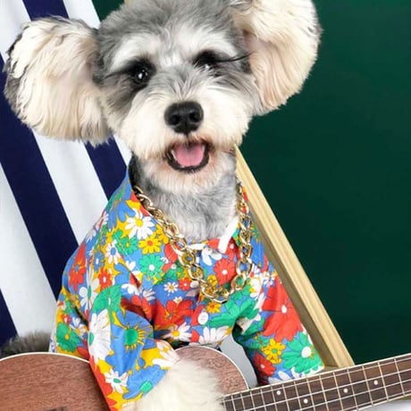犬服 春服 夏服 花柄 シャツ フラワー アロハシャツ 小型犬 中型犬 大型犬 犬の服 ドッグウェア