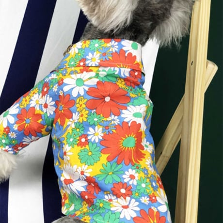 犬服 春服 夏服 花柄 シャツ フラワー アロハシャツ 小型犬 中型犬 大型犬 犬の服 ドッグウェア