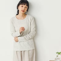 COTTON RIB KNIT ROUND NECK TEE（コットンフライスラウンドネックロンT）C2188