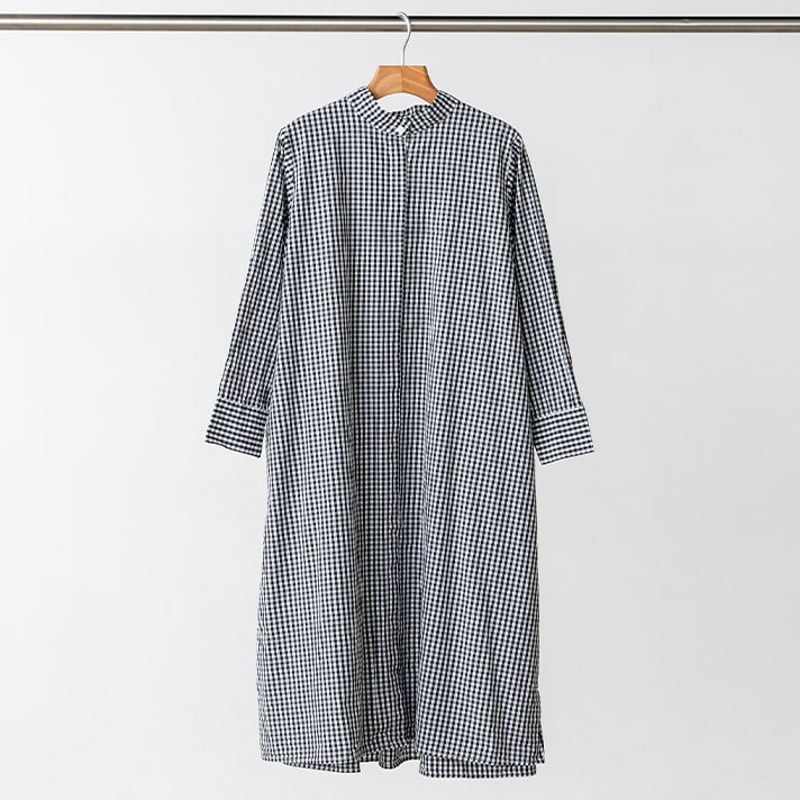 BROAD CLOTH BACKTUCK FLYFRONT ONE-PIECE（ブロード バッ