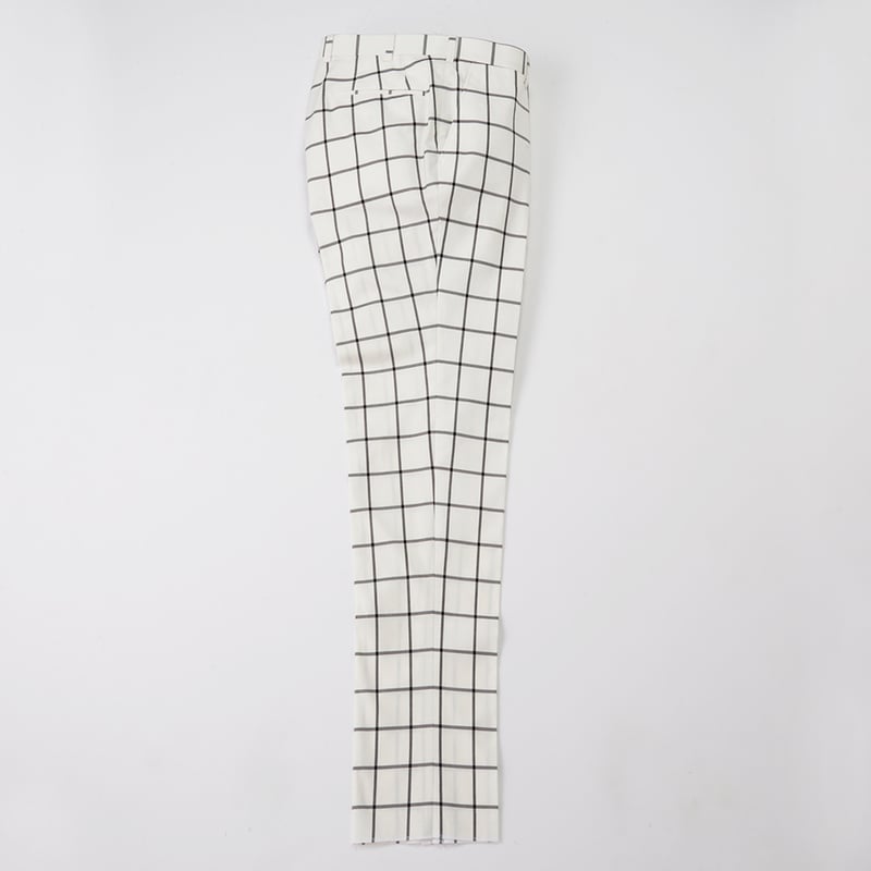 MENS ウインドペンチェックストレッチパンツ | kikonas