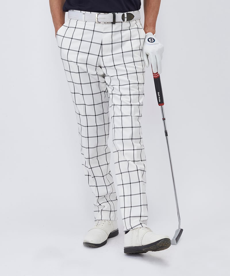 MENS ウインドペンチェックストレッチパンツ | kikonas