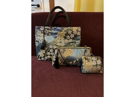 ちびガマ口　山桜
