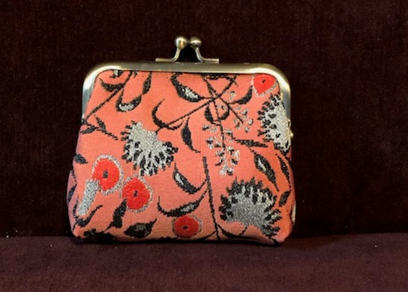 ちびガマ口 白詰草（シロツメクサ） | いち花