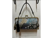 がま口バッグ　山桜