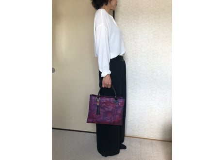 お稽古バッグ　鳳凰木（ホウオウボク）