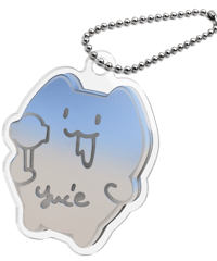 CEO Cat Acrylic Keychain