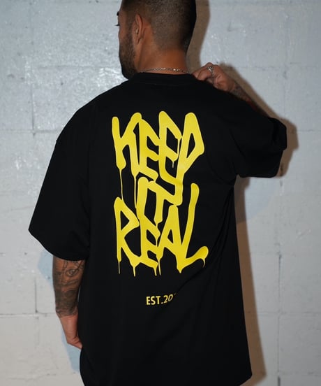 HOOD MADE ”KEEP IT REAL" Tee