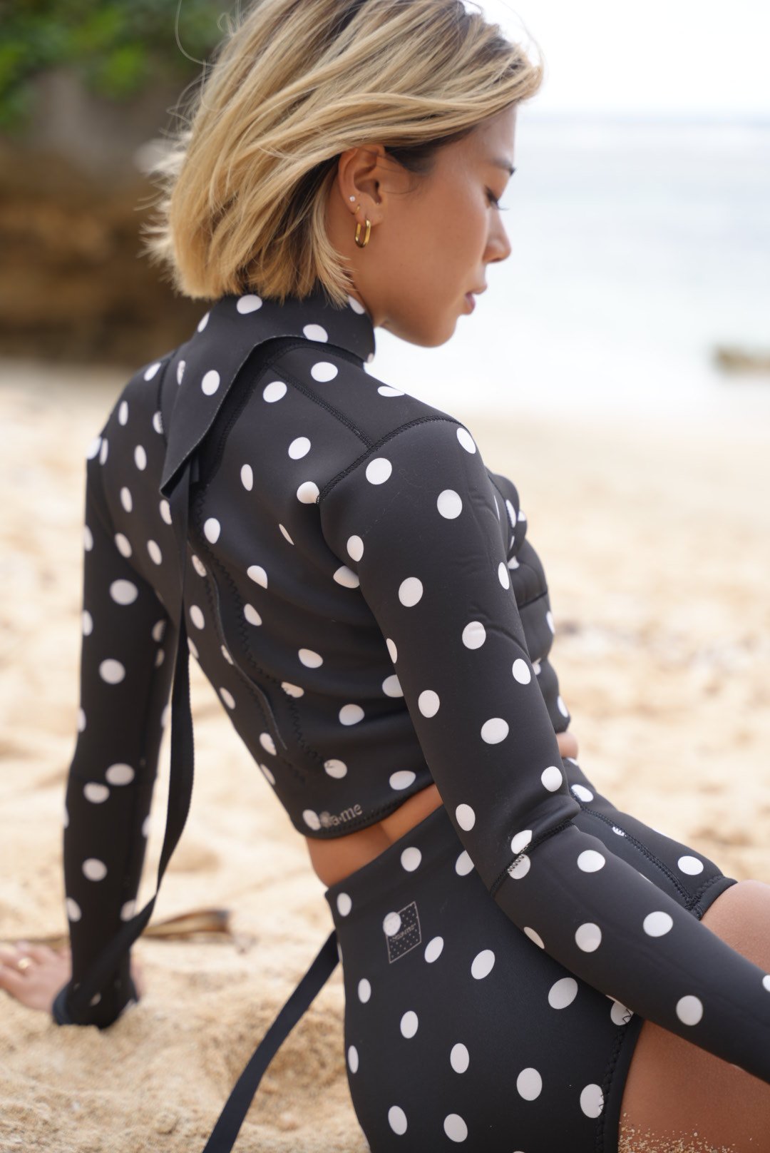 Alam》back zip tops | Sea×me wetsuit