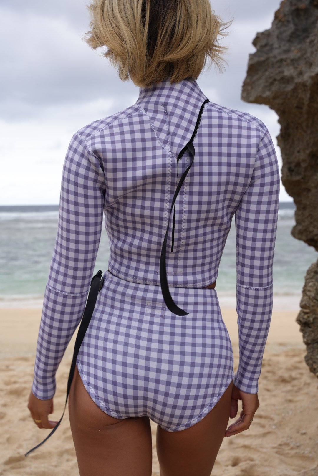 Alam》back zip tops | Sea×me wetsuit