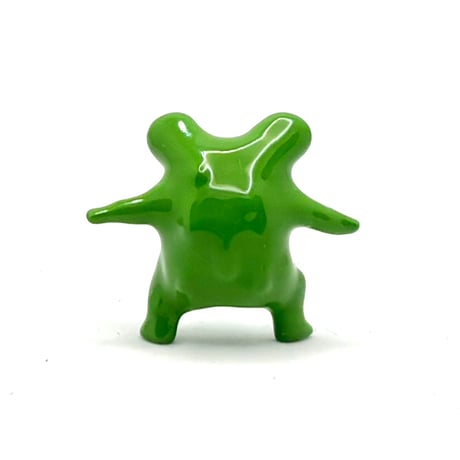 STICKY FROG ヨコノリカールくん フィギュア つやつやグリーン