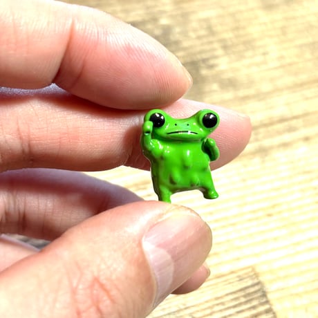 STICKY FROG サポーターカールくん フィギュア つやつやグリーン