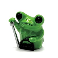 STICKY FROG ルーフドライバーカールくん フィギュア つやつやグリーン