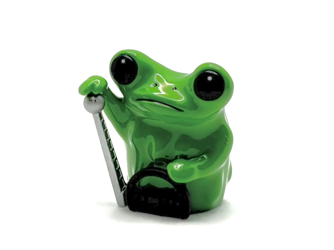 STICKY FROG ルーフドライバーカールくん フィギュア つやつやグリーン