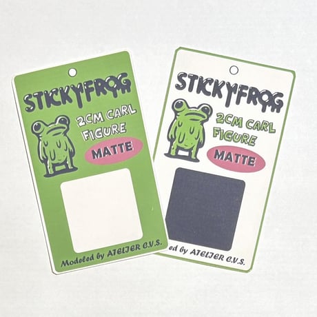 STICKY FROG カールくん 2cm フィギュア つや消しグリーン