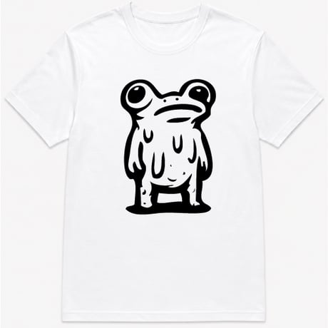 [期間限定受注生産] カールくんB&W ホワイトTシャツ