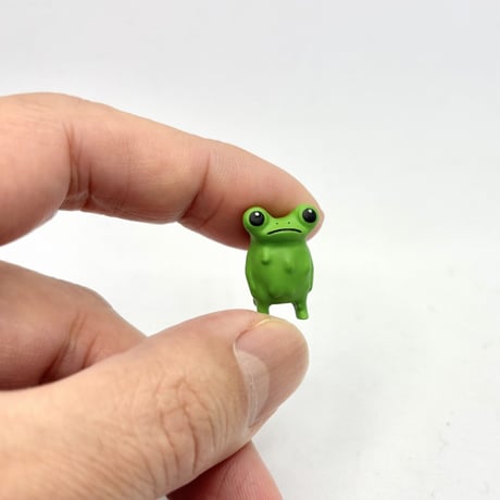 STICKY FROG カールくん 2cm フィギュア カサカサグリーン