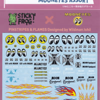Sticky Frog 1/64 ダイキャストカーデカール MOONEYESアソート