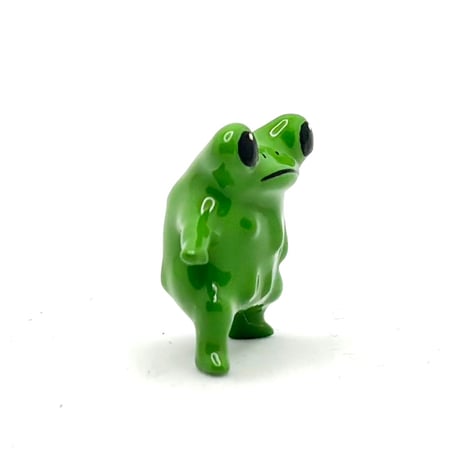 STICKY FROG ヨコノリカールくん フィギュア つやつやグリーン