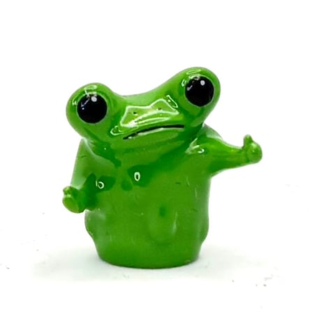 STICKY FROG ドライバーサムズアップカールくん シングル フィギュア つやつやグリーン