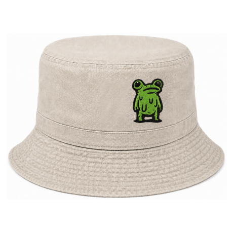[期間限定受注生産] STICKY FROG バケットハット カーキ