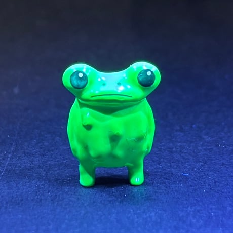 STICKY FROG ネオングリーン カールくん フィギュア