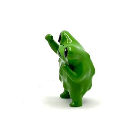 STICKY FROG サポーターカールくん フィギュア つやつやグリーン