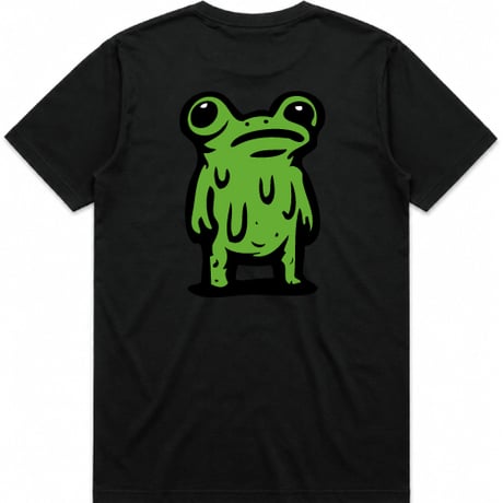 [期間限定受注生産] STICKY FROG ブラックTシャツ