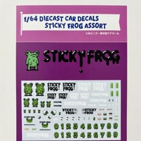 Sticky Frog 1/64 ダイキャストカーデカール STICKY FROGアソート