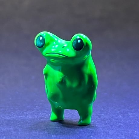 STICKY FROG ネオングリーン カールくん フィギュア