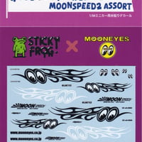 Sticky Frog 1/64 ダイキャストカーデカール MOON SPEED2アソート