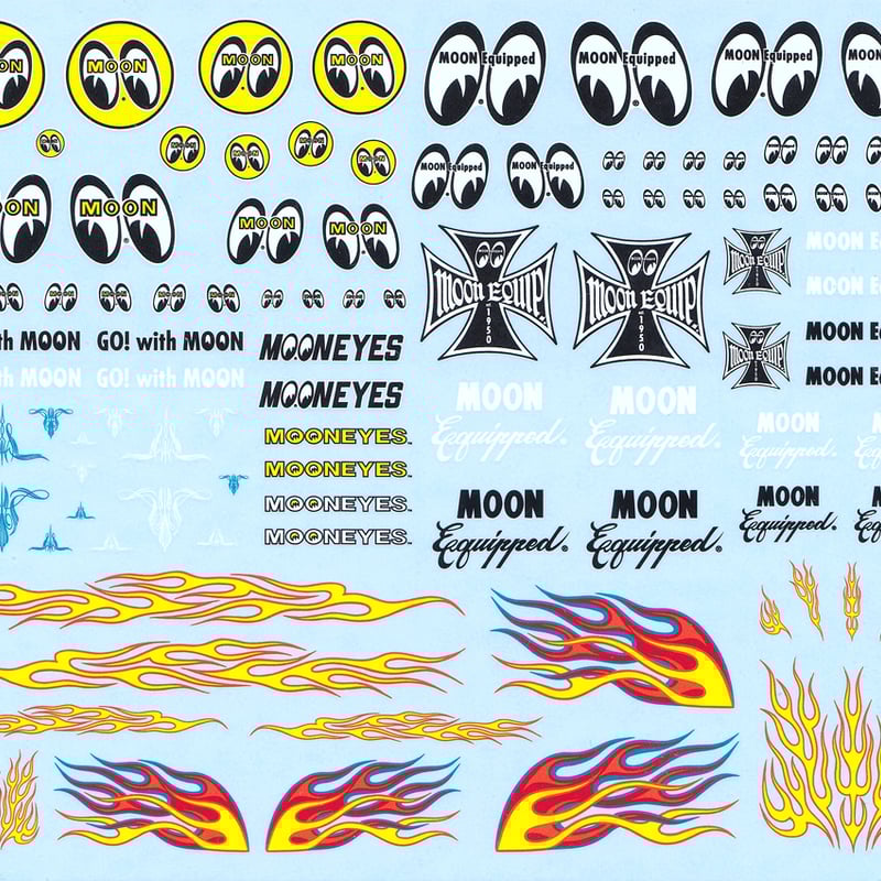 Sticky Frog 1/64 ダイキャストカーデカール MOONEYESアソート | St