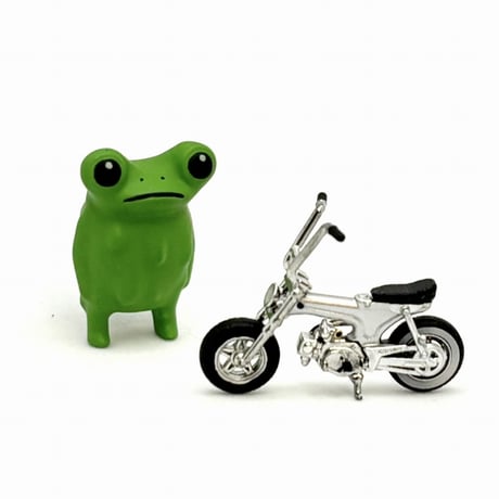 STICKY FROG カールくん 2cm フィギュア カサカサグリーン