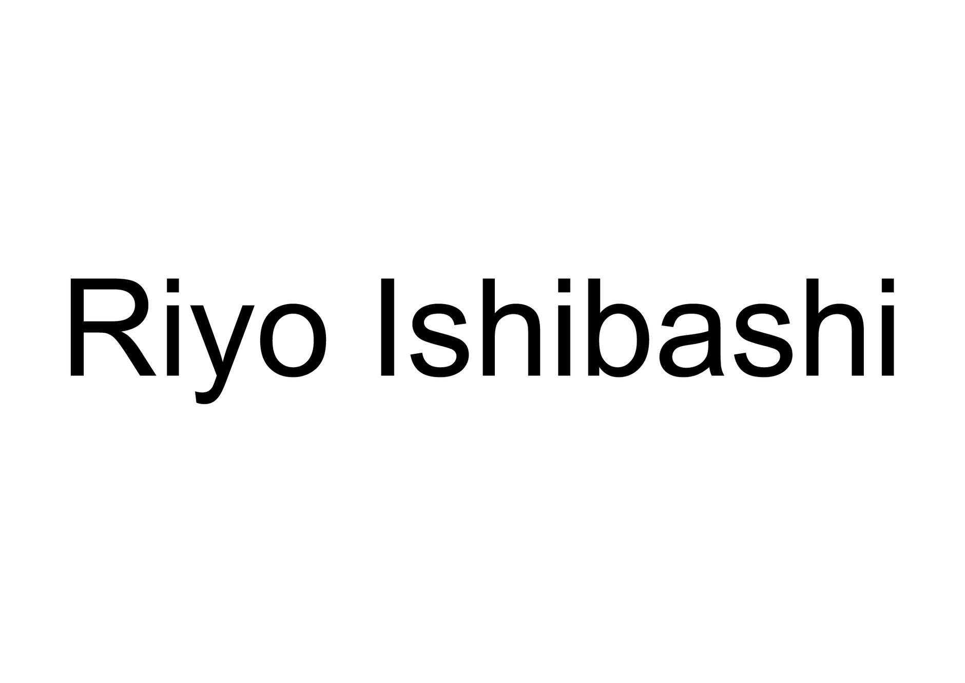 riyo ishibashi