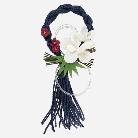 しめ縄 手作り キット 稲穂 松葉束大 江戸椿ピック 花材 しめ縄 手作り